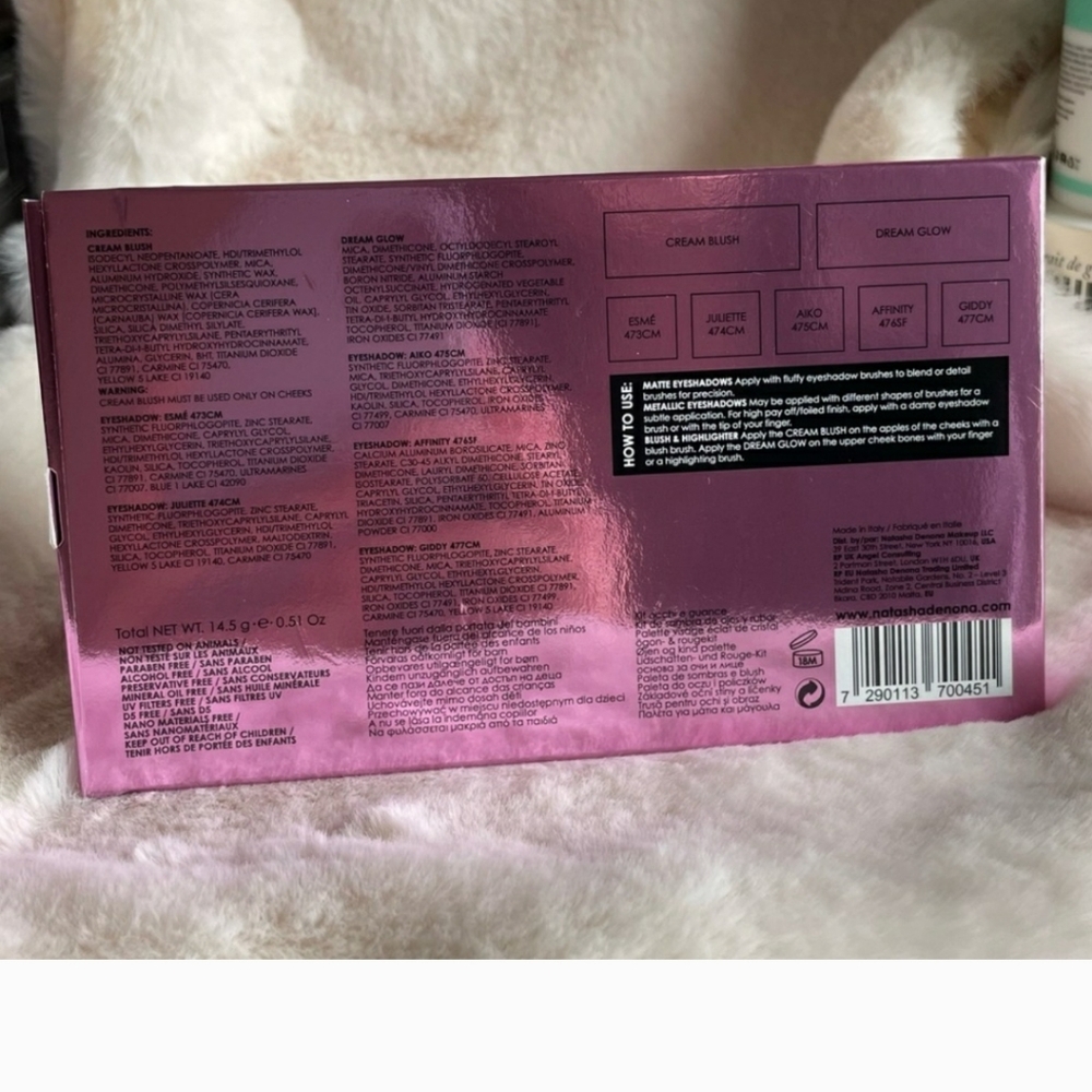 Natasha Denona Love Face Eye & Cheek Essential Palette NIB NEW IN BOX